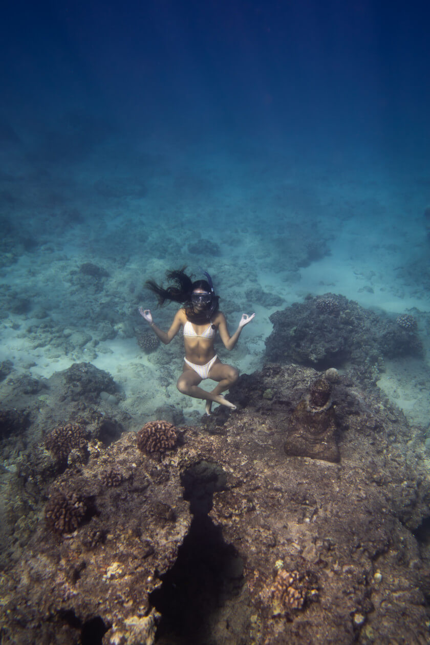 bien être-plongeuse en méditation et sophrologie