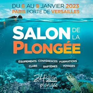 affiche salon de la plongée 2023