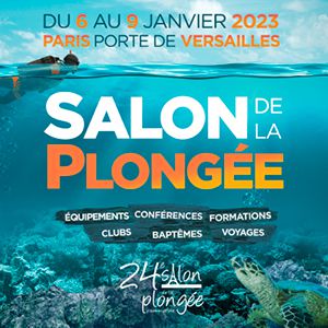 affiche salon de la plongée 2023